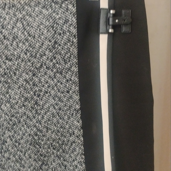 Black House White Market Tweed Wool Pencil Wrap Skirt SZ 8 - Picture 8 of 9